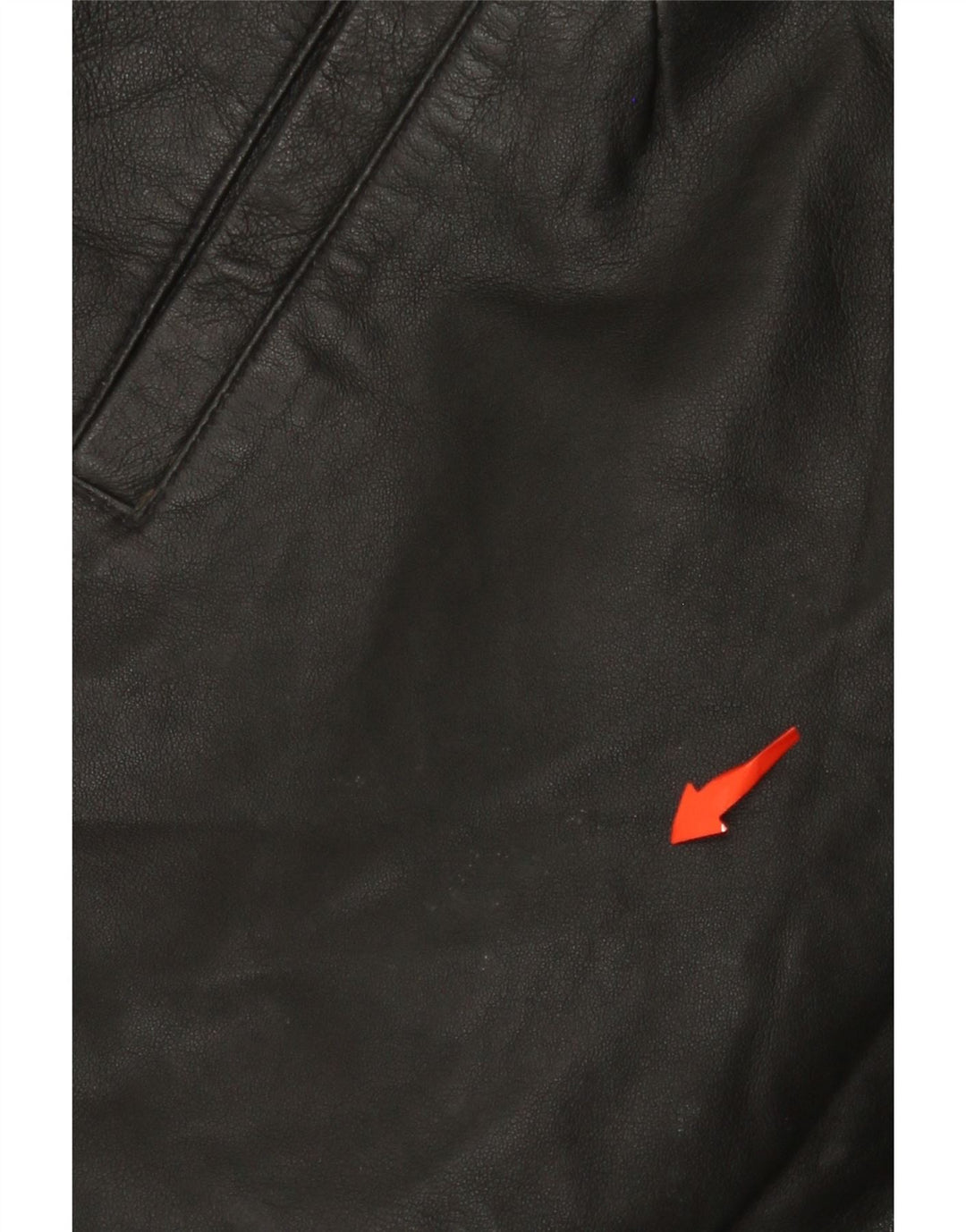 MISS JOY Pantaloni scurți din piele cu talie înaltă pentru femei EU 38 Medium W25 Piele neagră