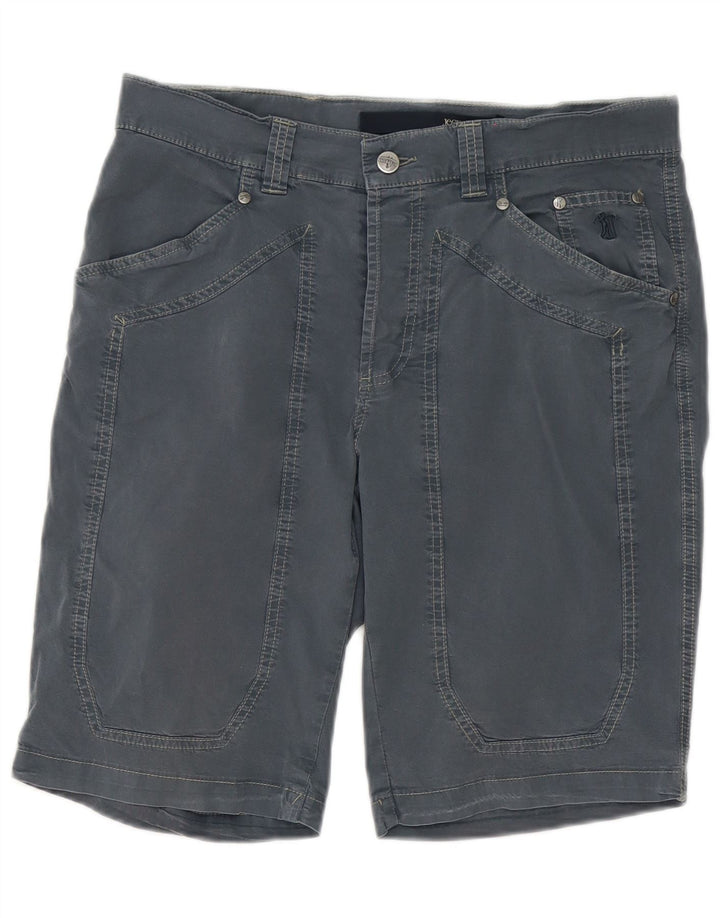 Pantaloni scurți casual pentru bărbați Jeckerson W32 bumbac gri mediu