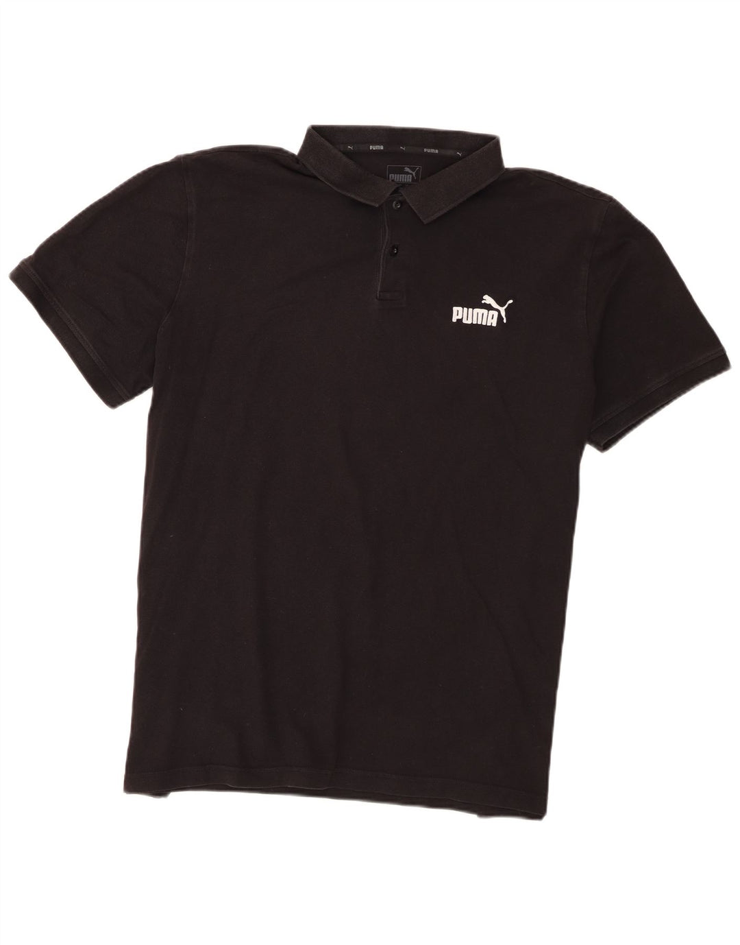 Tricou polo pentru bărbați Puma XL, bumbac negru