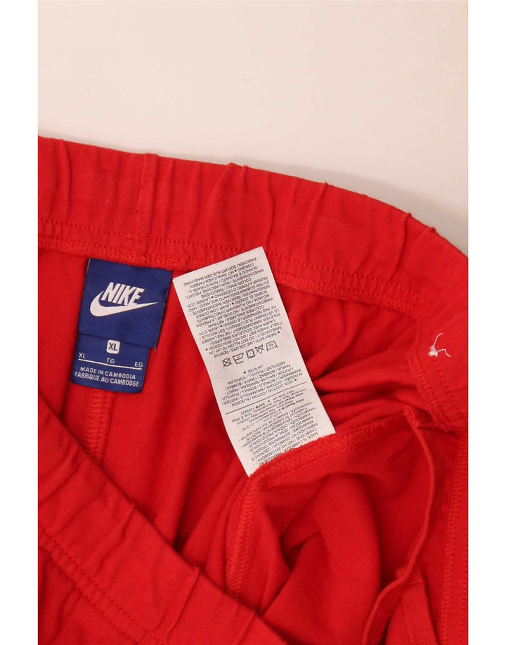 Pantaloni scurți sport Nike pentru bărbați XL, bumbac roșu