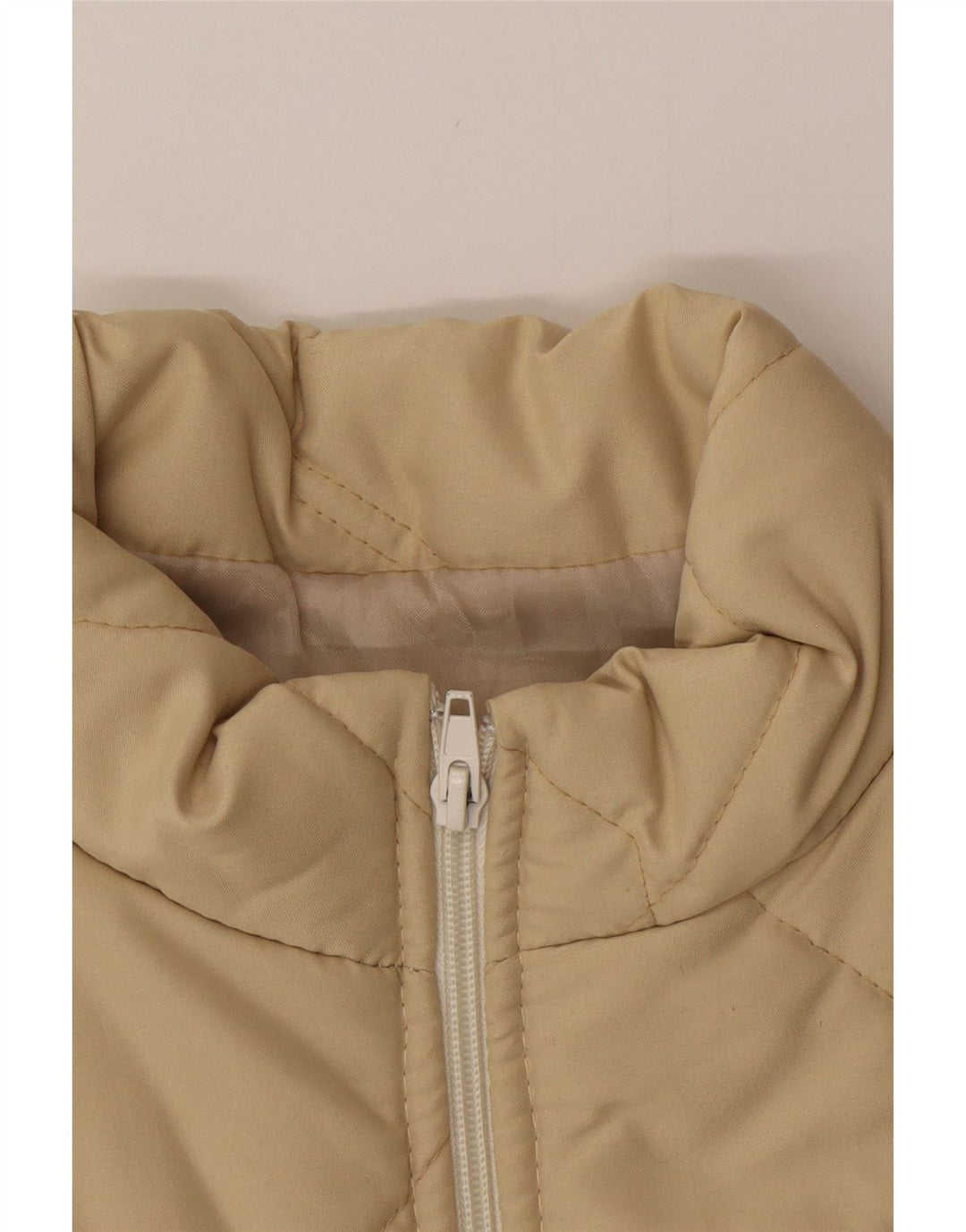Gilet căptușit pentru femei VINTAGE UK 12 Medium Beige