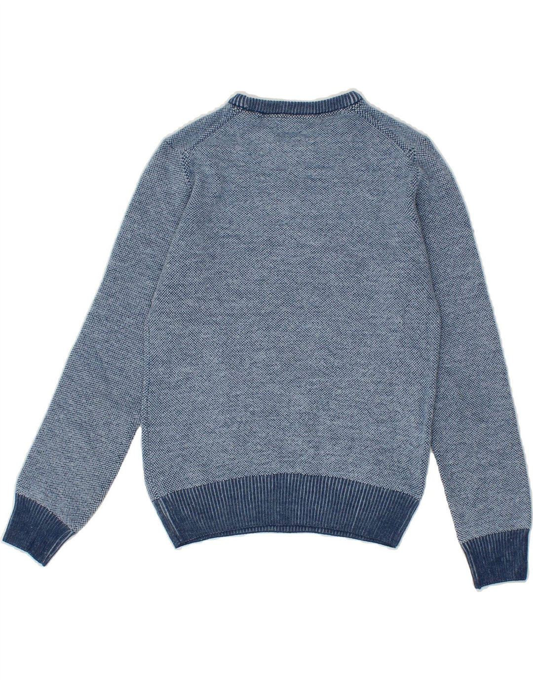 TRUSSARDI JEANS Womens Crew Neck Jumper Sweater UK 12 Medium Blue Vintage Trussardi Jeans and Second-Hand Trussardi Jeans from Messina Hembry 