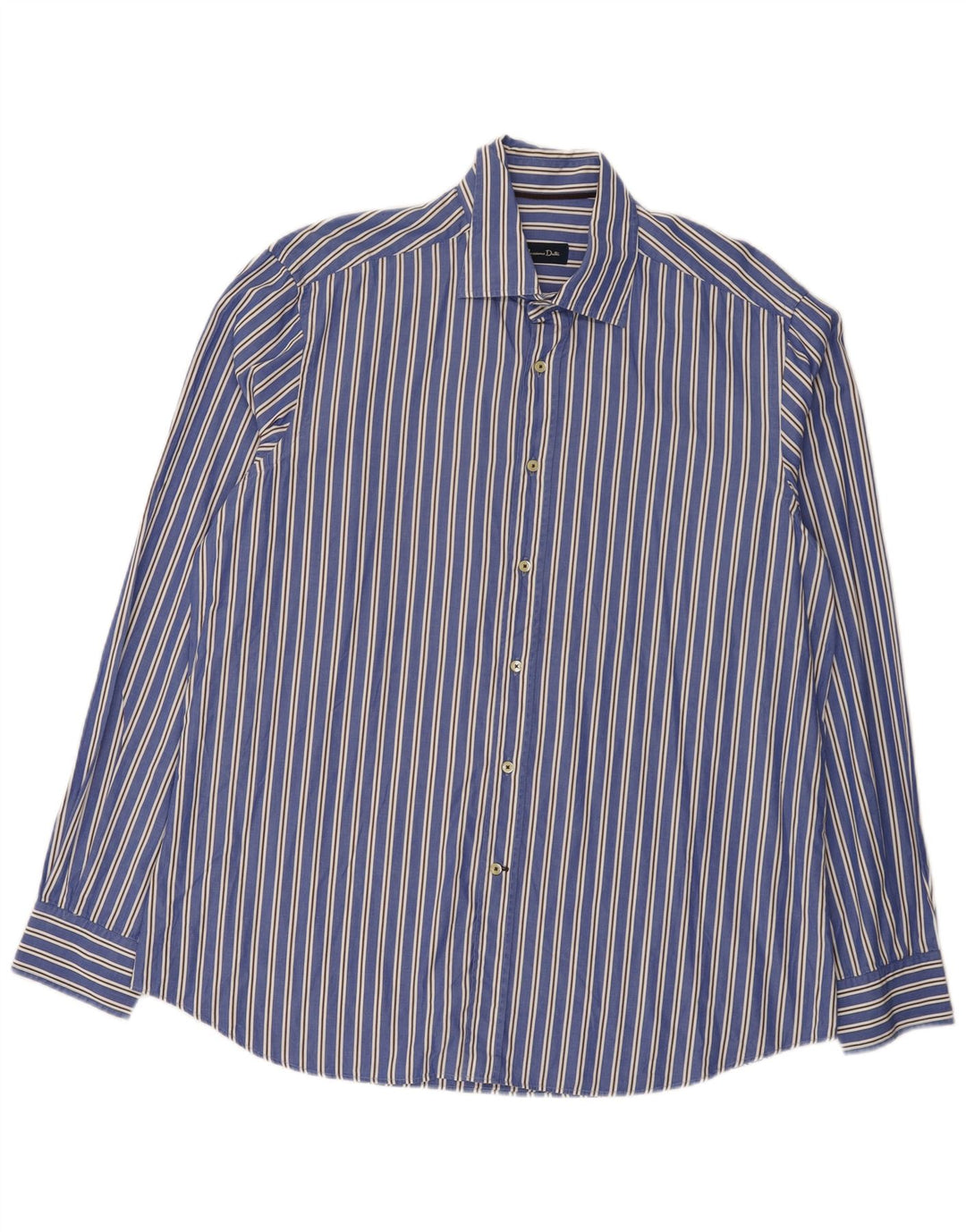 Cămașă Massimo Dutti pentru bărbați 2XL cu dungi albastre