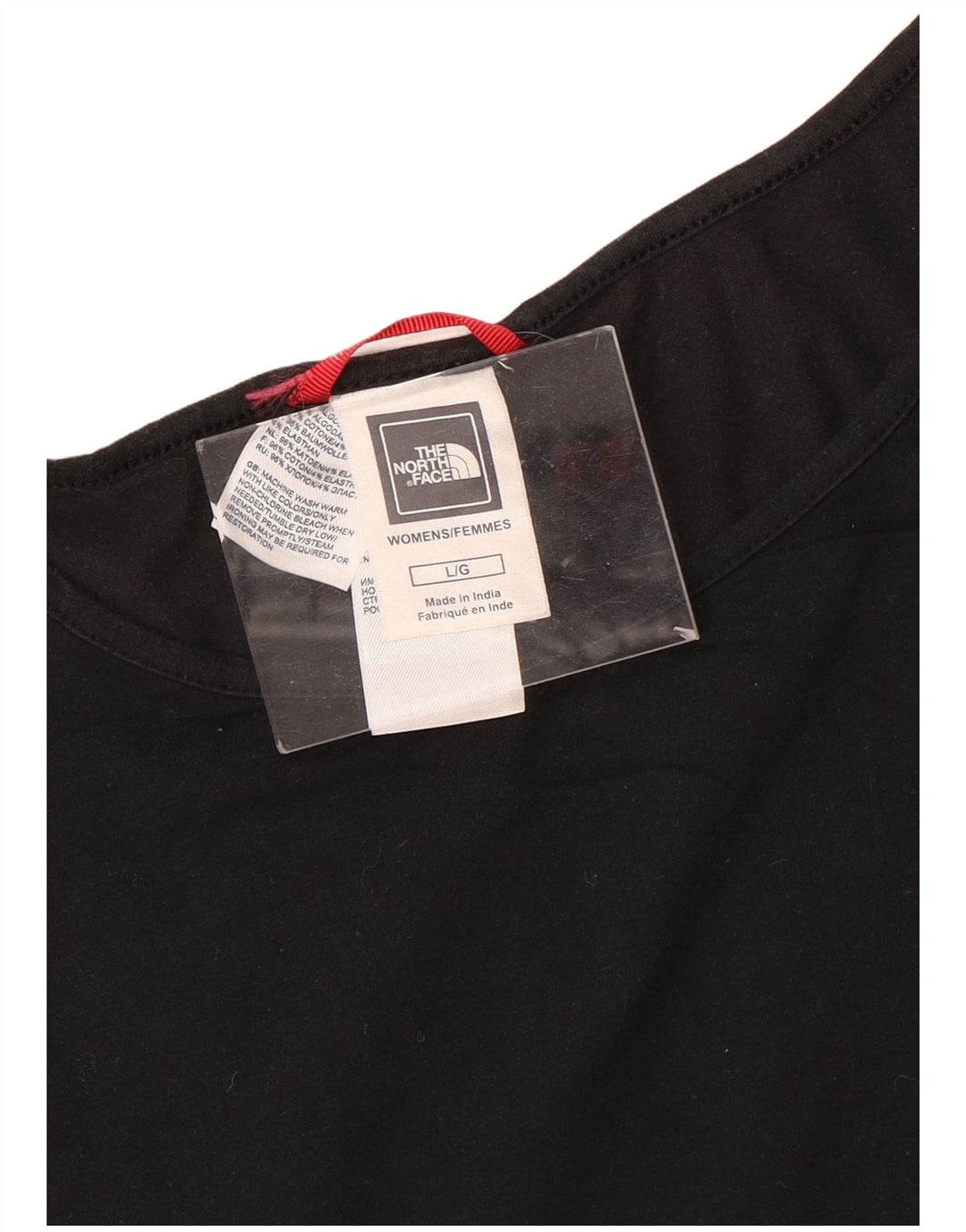 The NORTH FACE Cami Top pentru femei UK 14 Large Black Bumbac