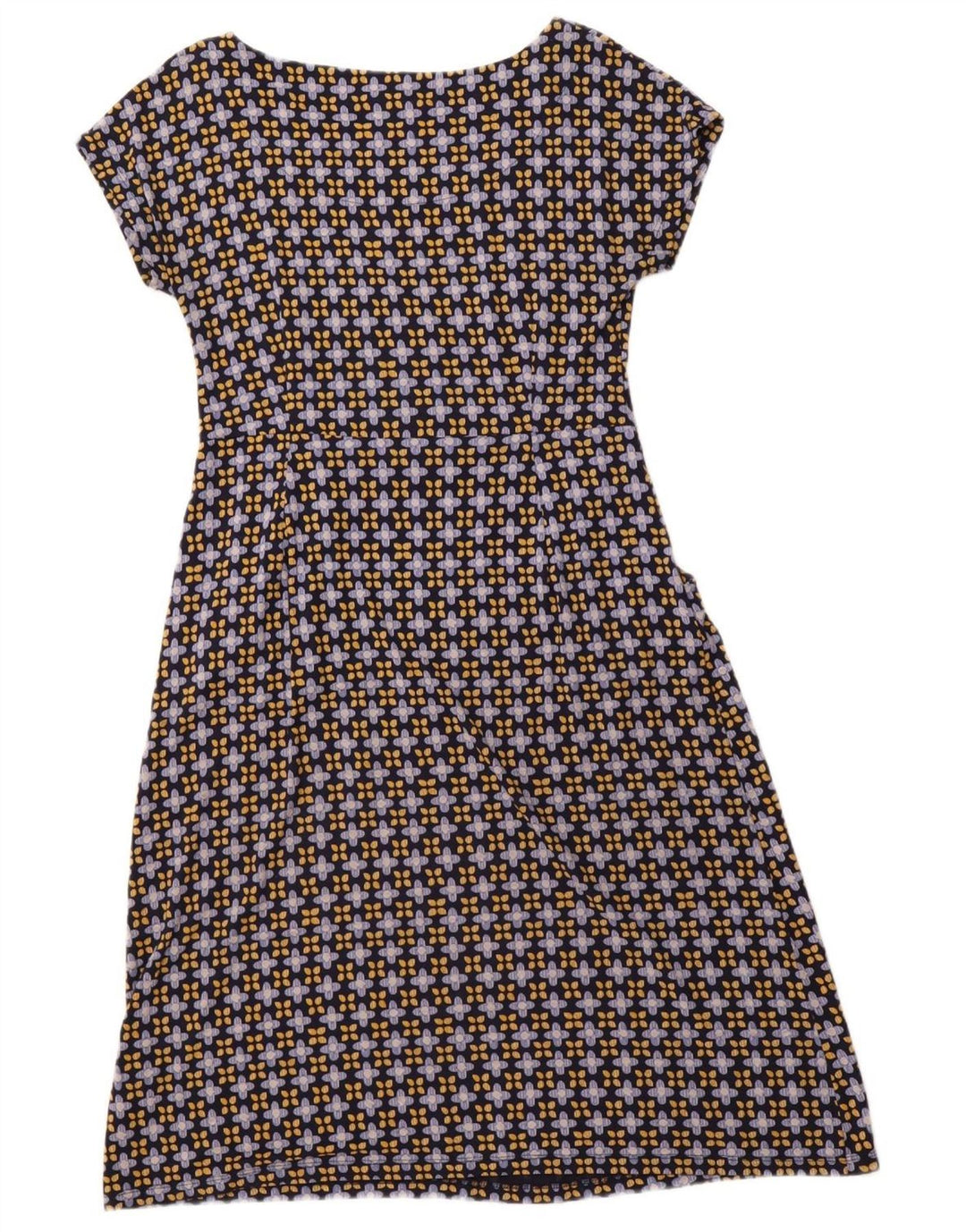 WHITE STUFF Rochie A-Line pentru femei UK 12 Mediu Bleumarin Viscoză Florală