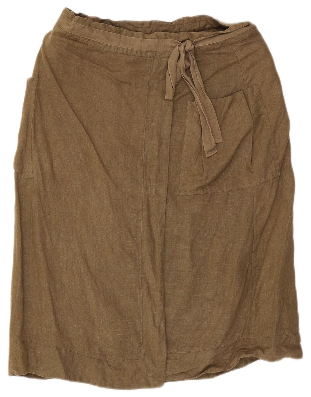 Fusta cargo pentru femei Sasha UK 12 Medium W29 Khaki Linen