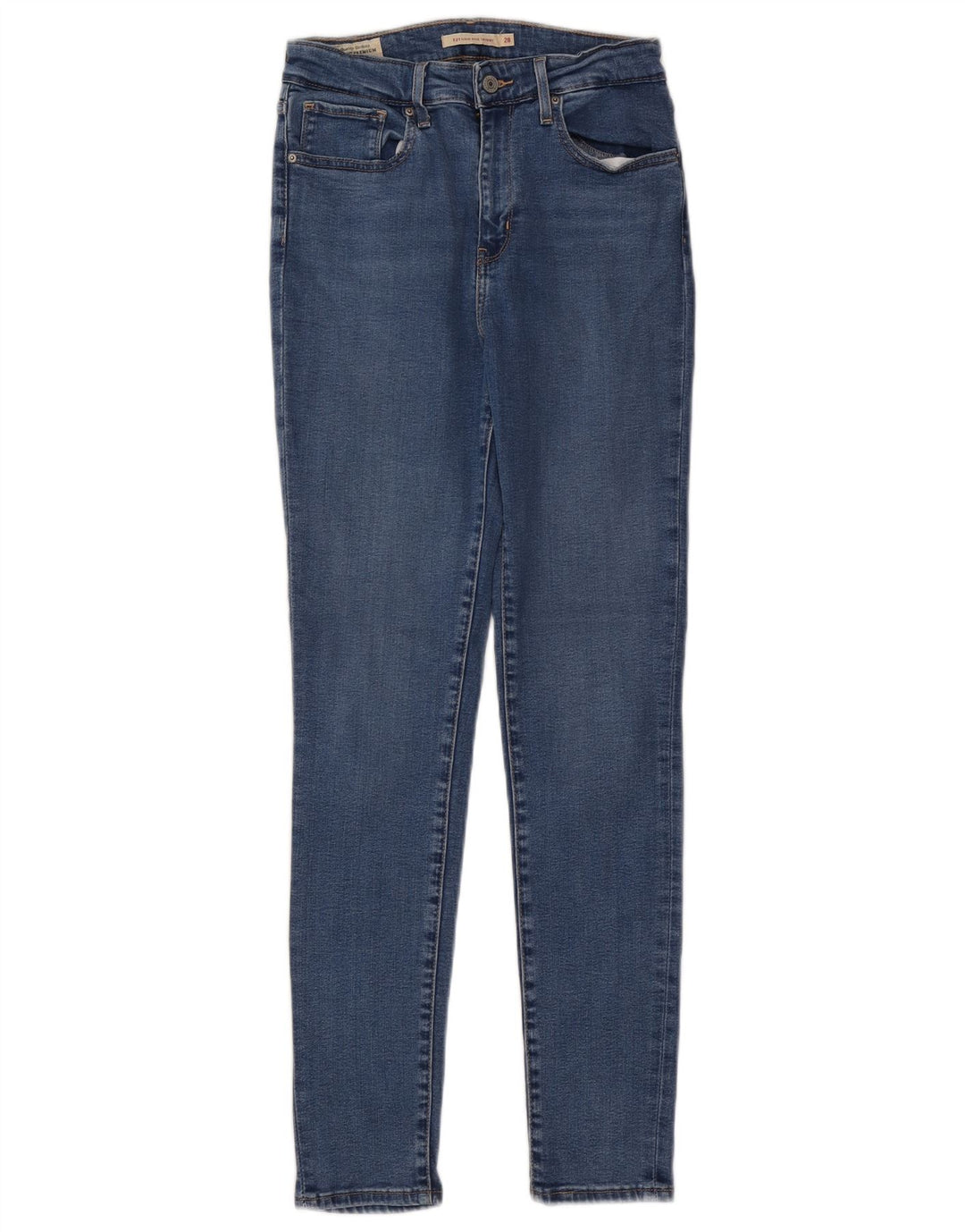 Blugi skinny cu talie mare 721 LEVI'S pentru femei W28 L30 albastru