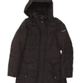 Palton căptușit cu glugă Woolrich pentru femei UK 10 Small Black