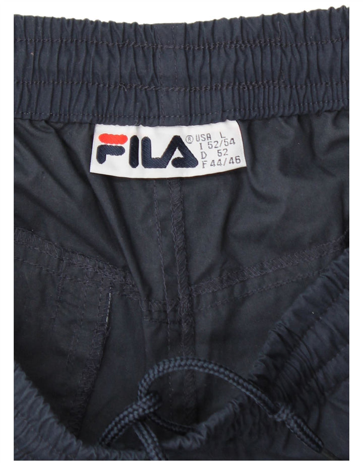 Pantaloni de trening Fila Capri pentru bărbați, mari, bleumarin, poliester