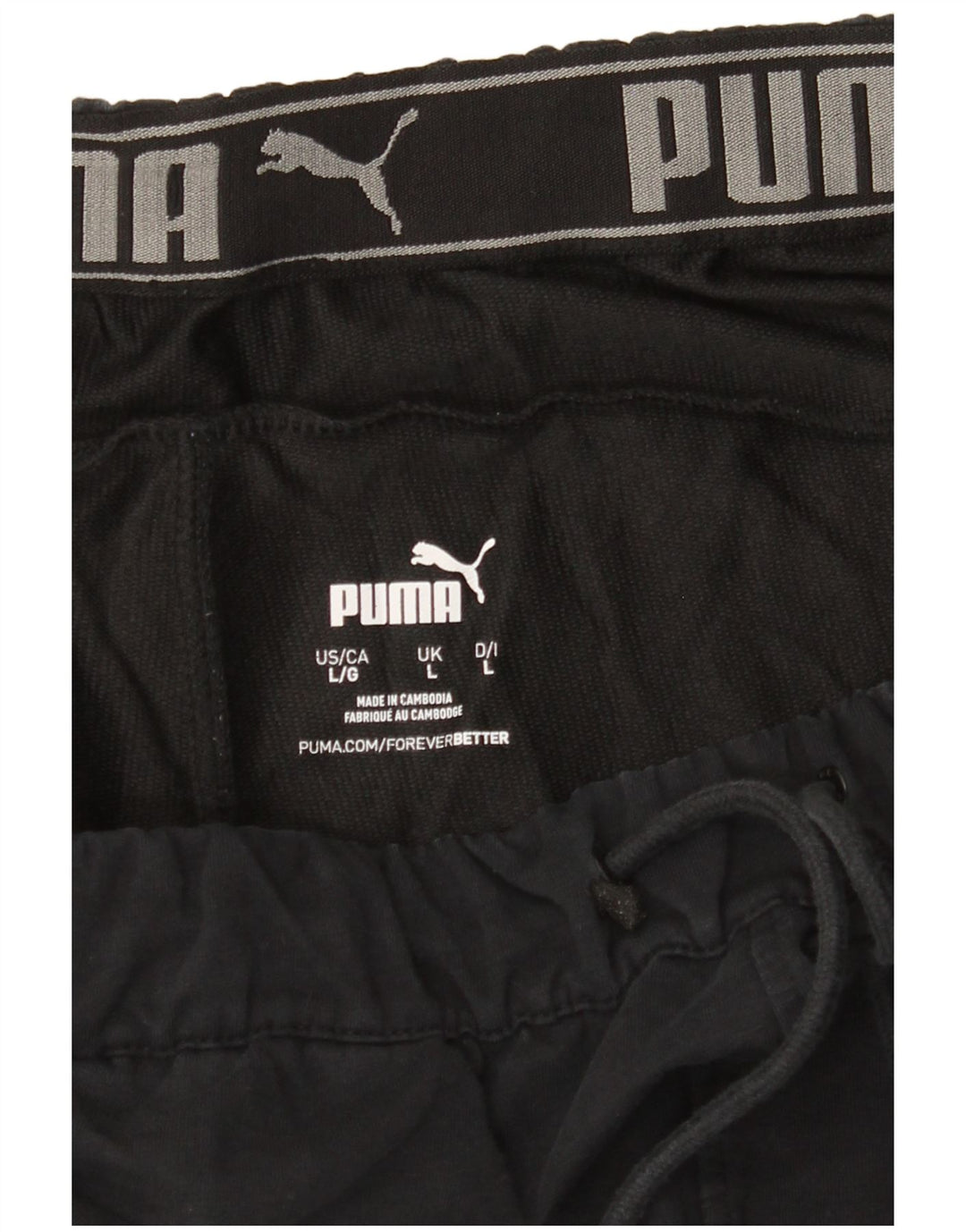 Pantaloni scurți sport PUMA pentru bărbați, mari, negri