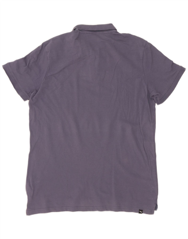 Tricou polo pentru bărbați Puma XL bumbac gri