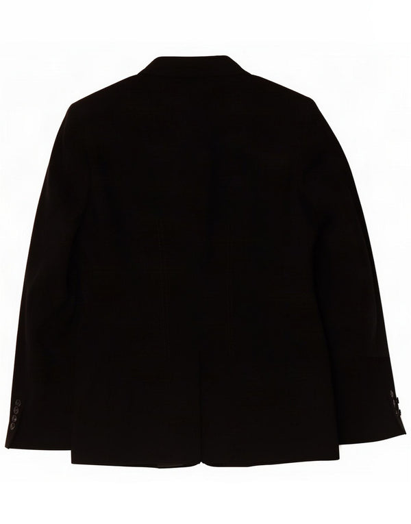 Caractere Jachetă Blazer pentru femei cu 3 nasturi UK 14 Medium Black Poliester