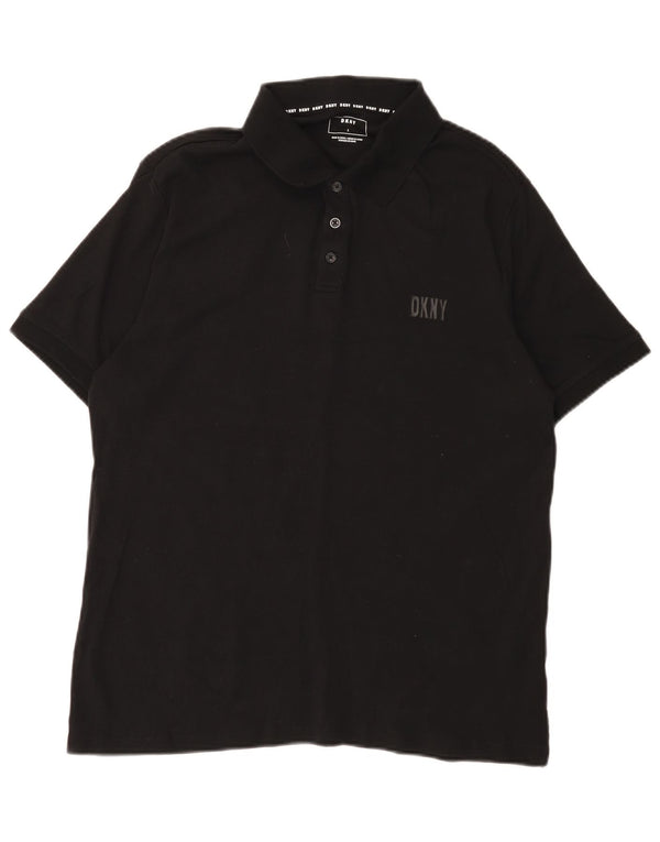 Tricou polo pentru bărbați Dkny, mare, negru, bumbac