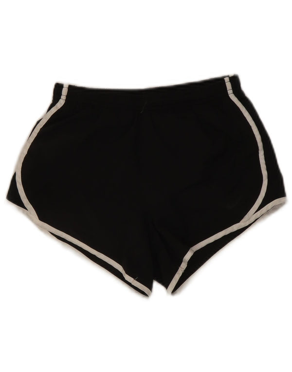 Pantaloni scurți sport Nike Dri Fit pentru femei UK 12 Poliester mediu negru