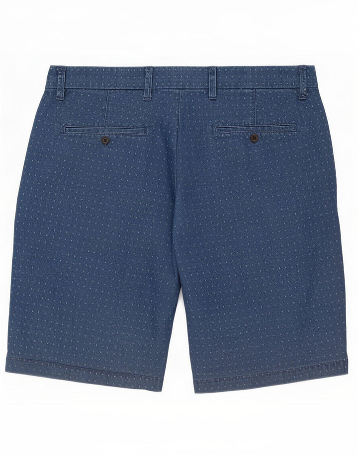 Pantaloni scurți chino pentru bărbați Gap W30, mediu, albastru, bumbac cu pete