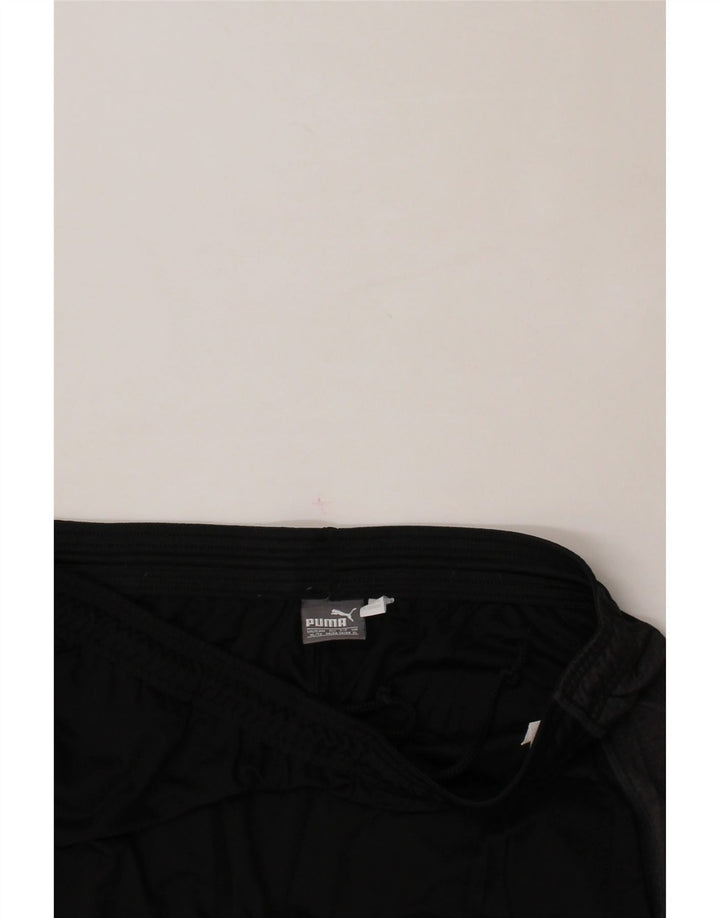 PUMA Mens Sport Shorts XL  Black Colourblock Polyester Vintage Puma and Second-Hand Puma from Messina Hembry 