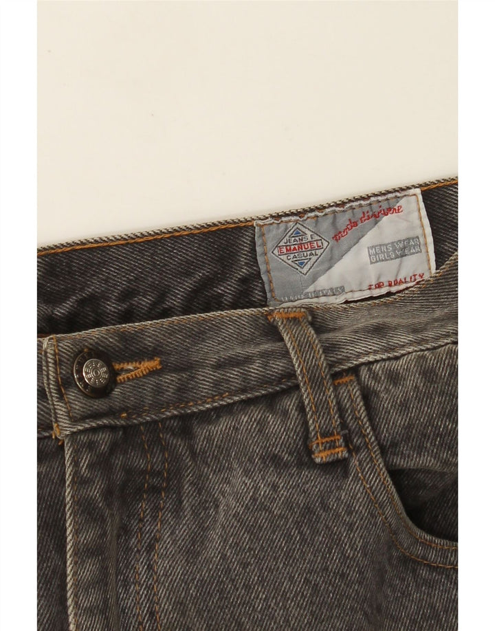 Blugi conici pentru femei VINTAGE W32 L30 gri