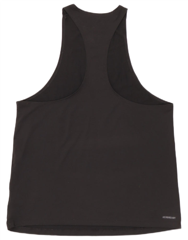 Adidas Aeroready Graphic Vest Top Top Mediu Negru Poliester