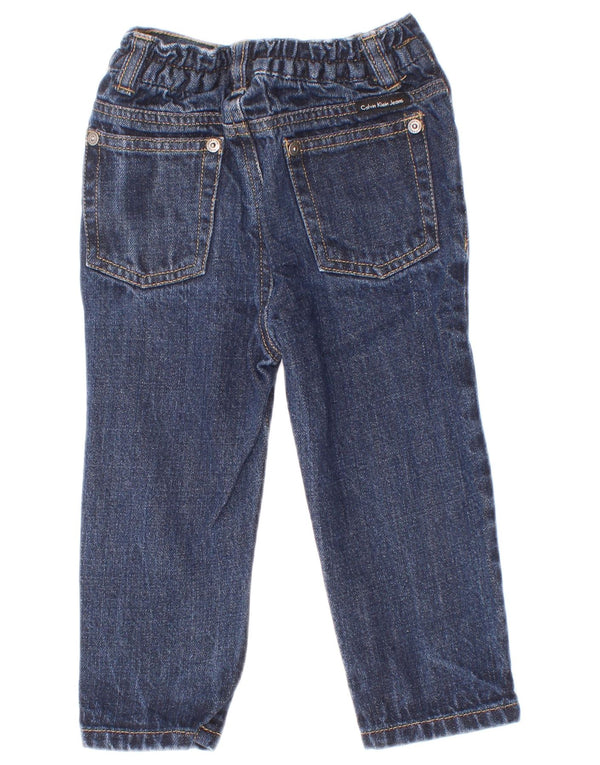 Blugi drepti Calvin Klein pentru bebelusi 18-24 luni W20 L12 albastru