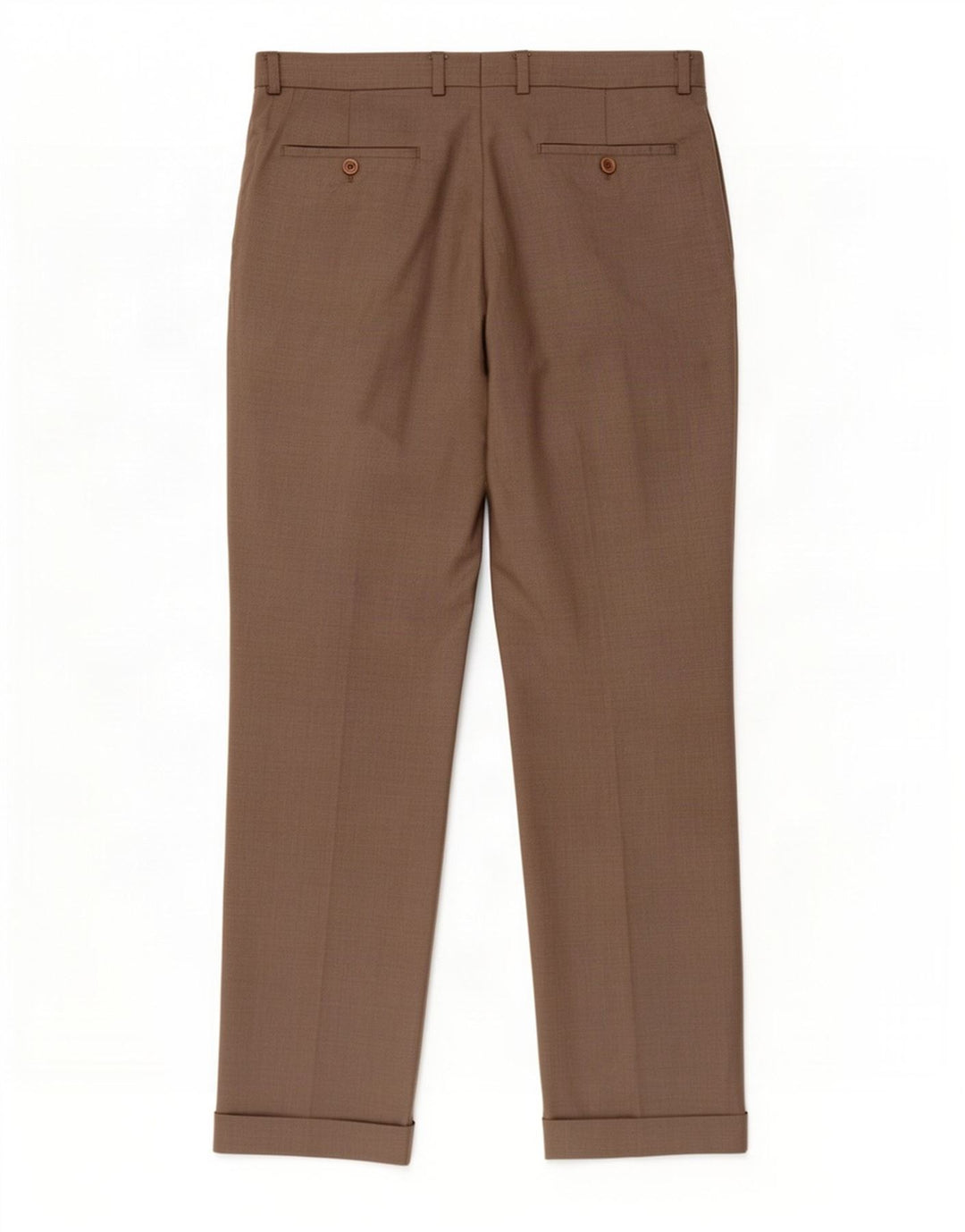 Marks & Spencer Pantaloni de costum pentru bărbați L34 L31 Lână maro