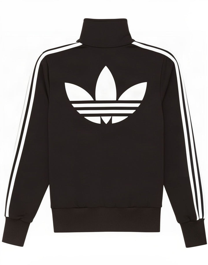 Jachetă de top pentru trening grafic Adidas pentru femei IT 40 Small Black