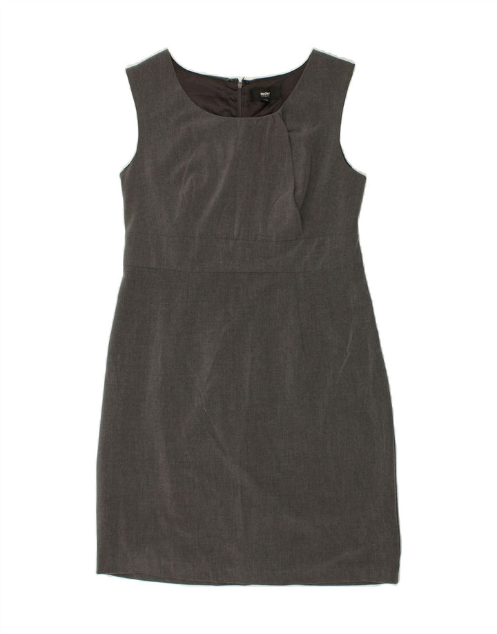 MOSSIMO Womens Sleeveless Sheath Dress US 12 Large Grey Polyester Vintage Mossimo and Second-Hand Mossimo from Messina Hembry 