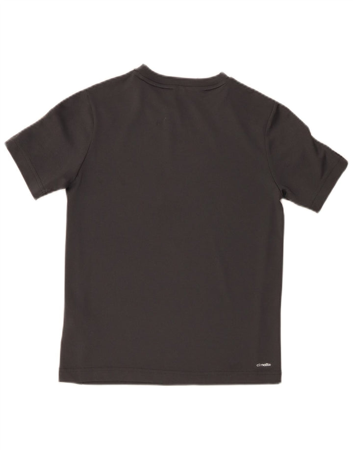 Tricou grafic Adidas pentru băieți Top 9-10 ani poliester gri