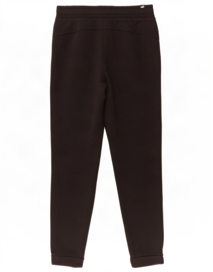 Pantaloni de trening Puma pentru bărbați Joggeri, bumbac mediu negru