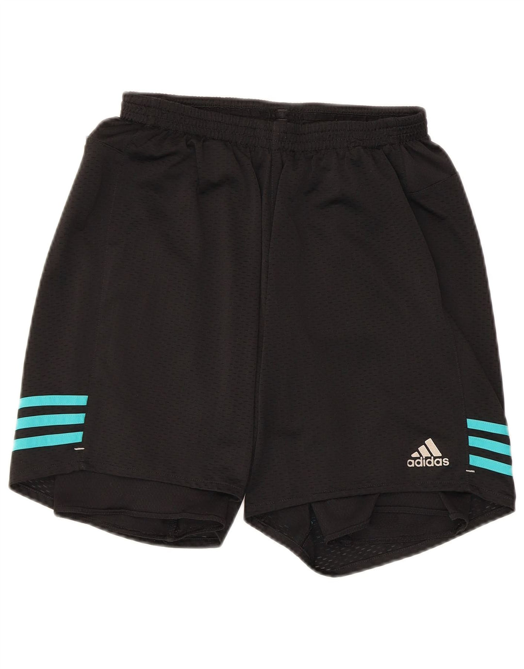 Pantaloni scurți sport pentru bărbați Adidas, poliester mediu negru