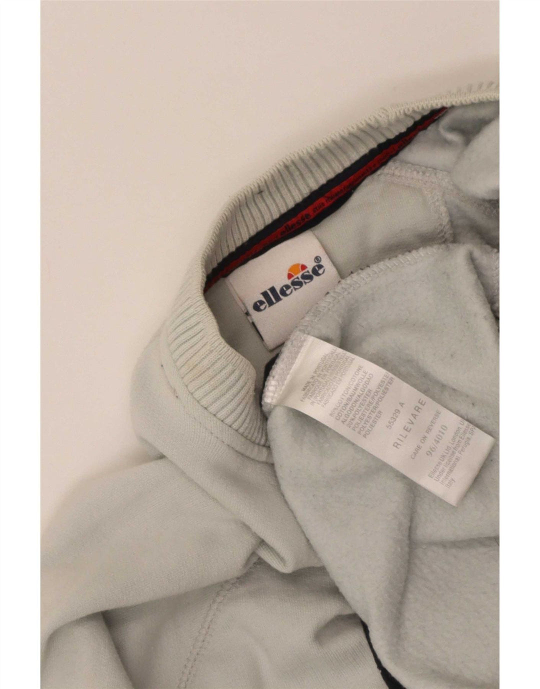 Pulover pentru bărbați Ellesse, bumbac cu dungi albastre medii