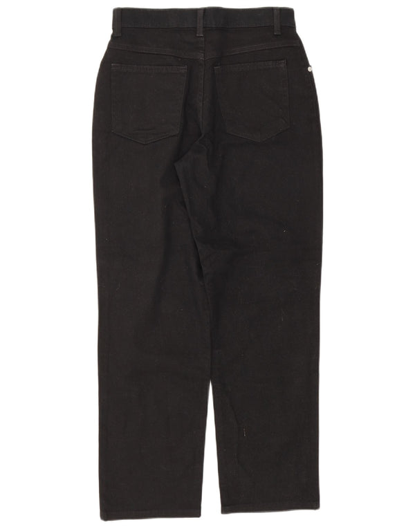 Blugi drepti pentru femei Marks & Spencer UK 10 Small W26 L26 Bumbac negru