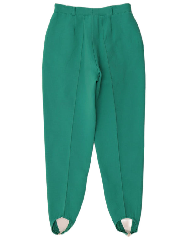 Belfe & Belfe Pantaloni pentru femei cu talie înaltă UK 14 Medium W26 L31 Turcoaz