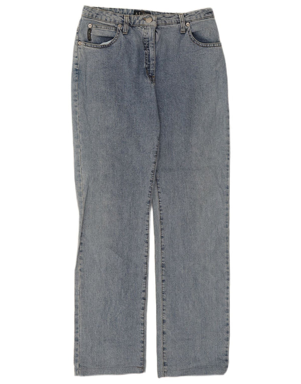Blugi drepti Armani pentru femei Comfort Fit W29 L28 Albastru