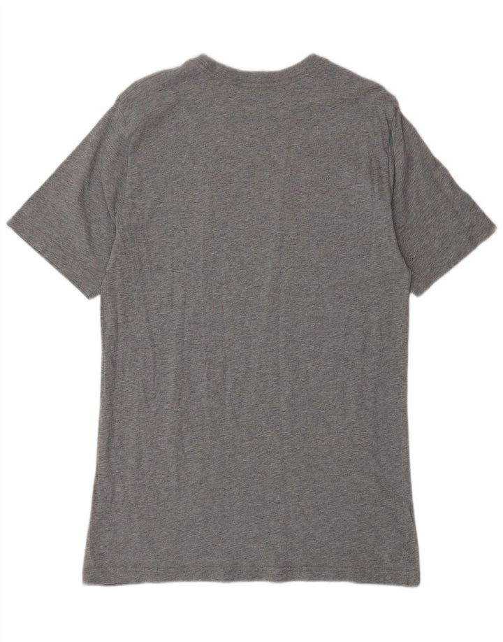 Tricou grafic Nike pentru bărbați, cu croiala standard, top, bumbac cu pete gri mediu