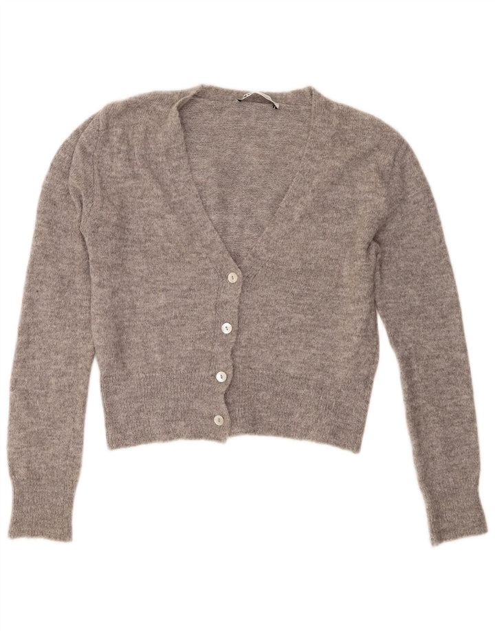 Pulover cardigan pentru femei Zara UK 14 Gri mediu
