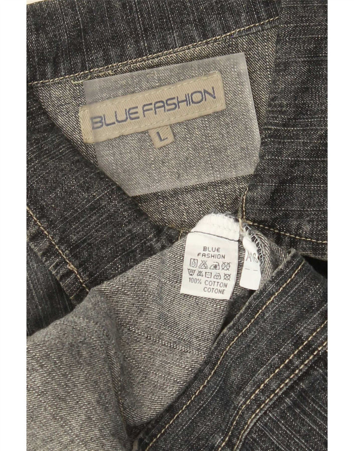 Jachetă de blugi vintage pentru bărbați UK 40, mare, albastru, bumbac