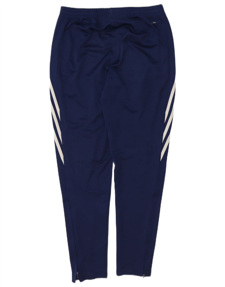 Pantaloni de trening Adidas Climalite pentru bărbați, poliester mediu bleumarin