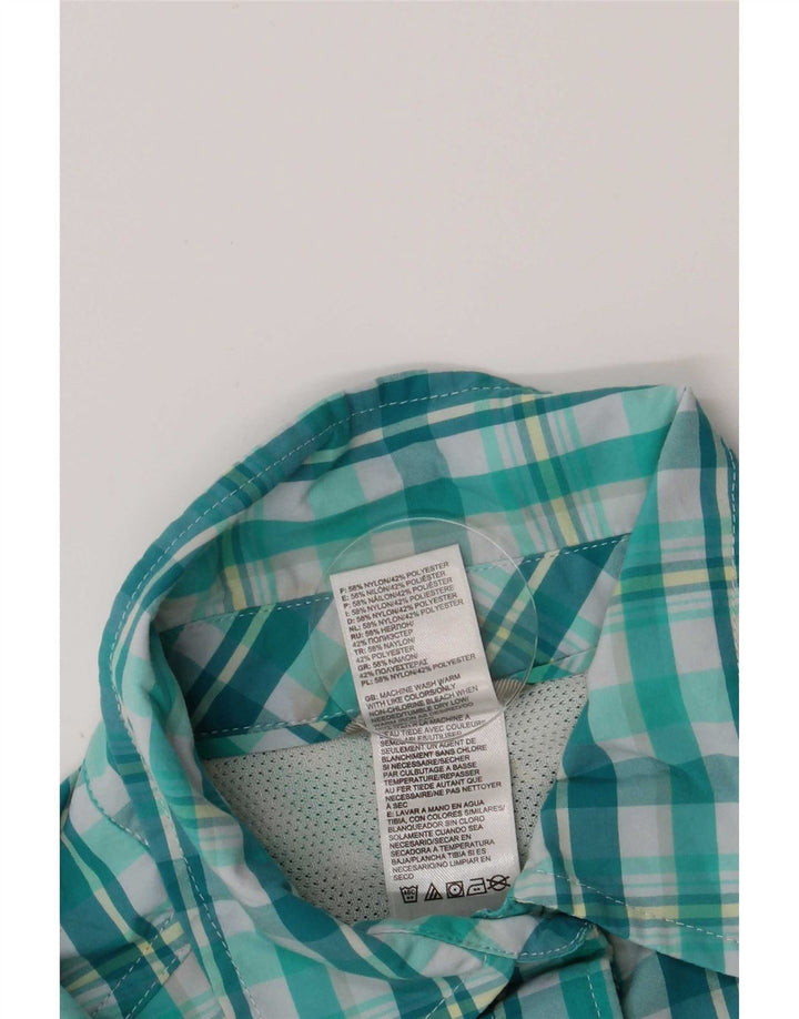 Cămașă The North Face pentru femei UK 10 Small Green Check Nylon