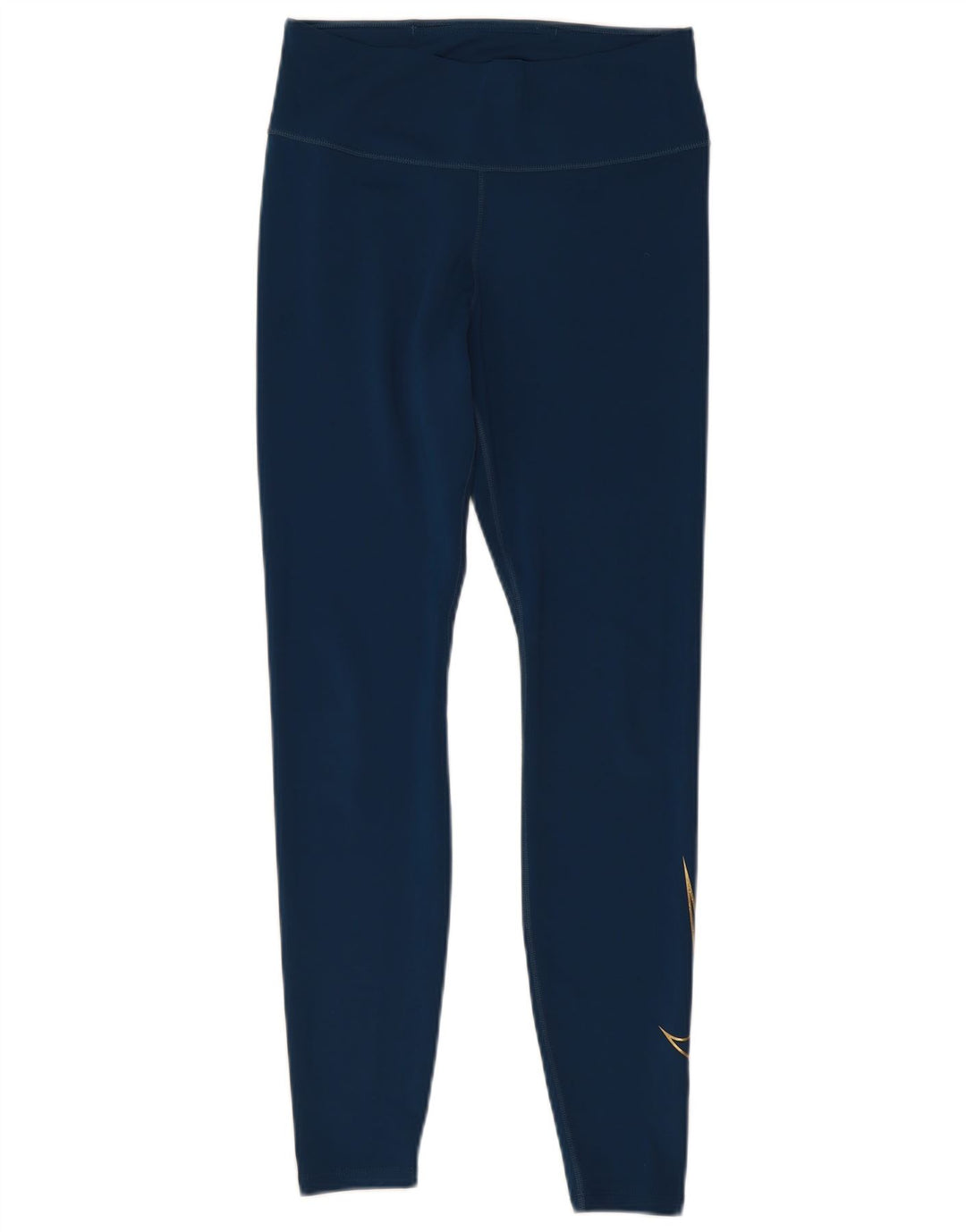 Leggings Nike Dri Fit Graphic pentru femei UK 12 Poliester albastru mediu