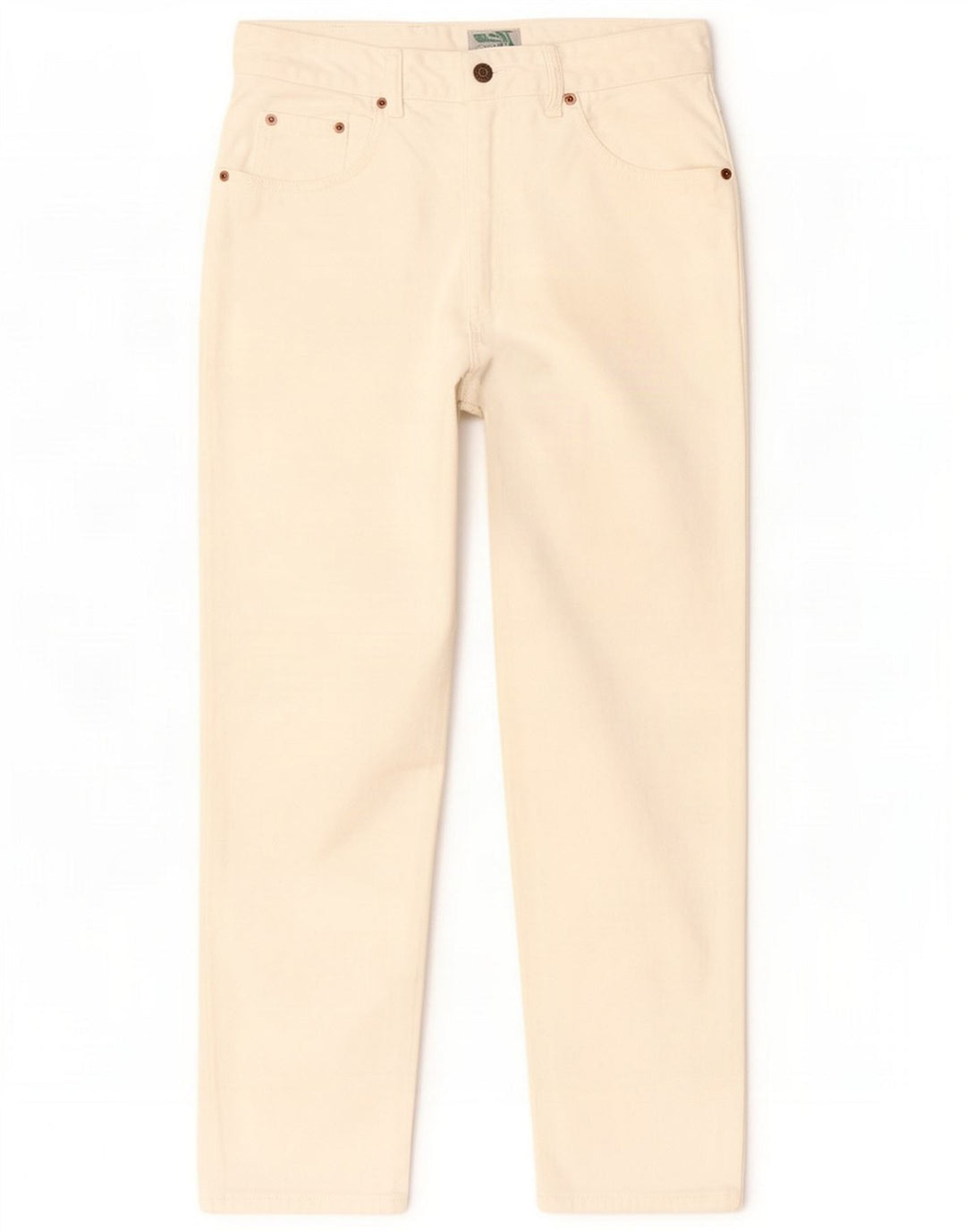Uniform Blugi subțiri pentru femei W28 L29 Off White
