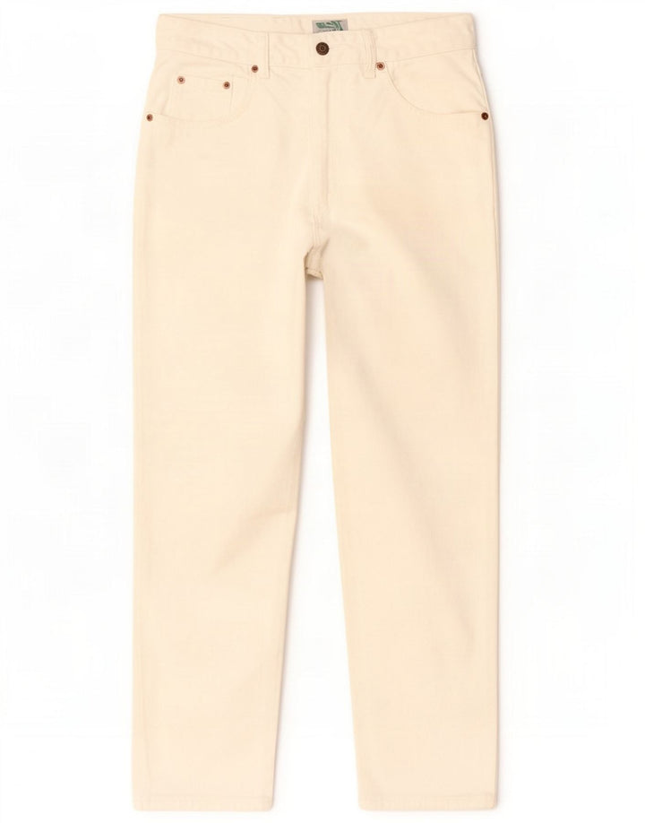 Uniform Blugi subțiri pentru femei W28 L29 Off White