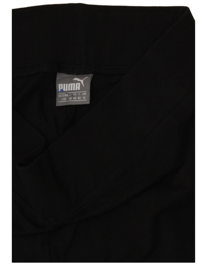 Leggings grafic Puma pentru femei UK 14, mare, negru, bumbac