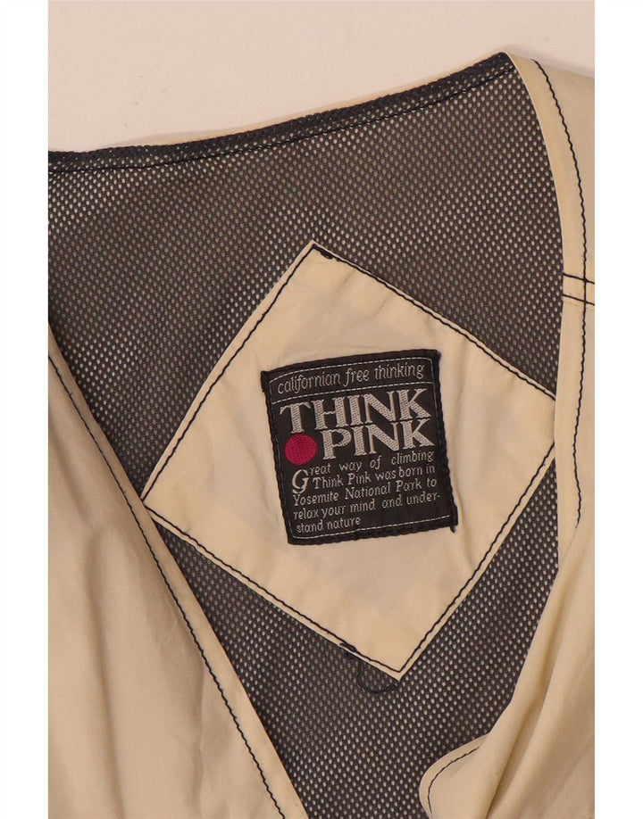 Gilet utilitar pentru bărbați Think Pink UK 42 XL Bej