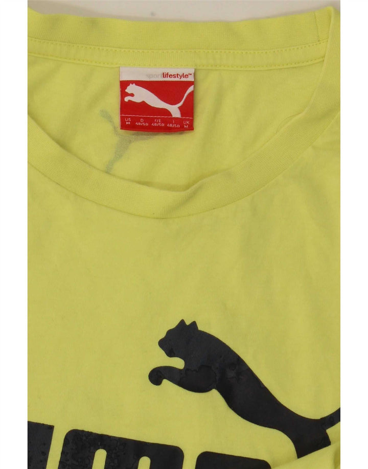 Tricou grafic Puma pentru bărbați Top Mediu Galben