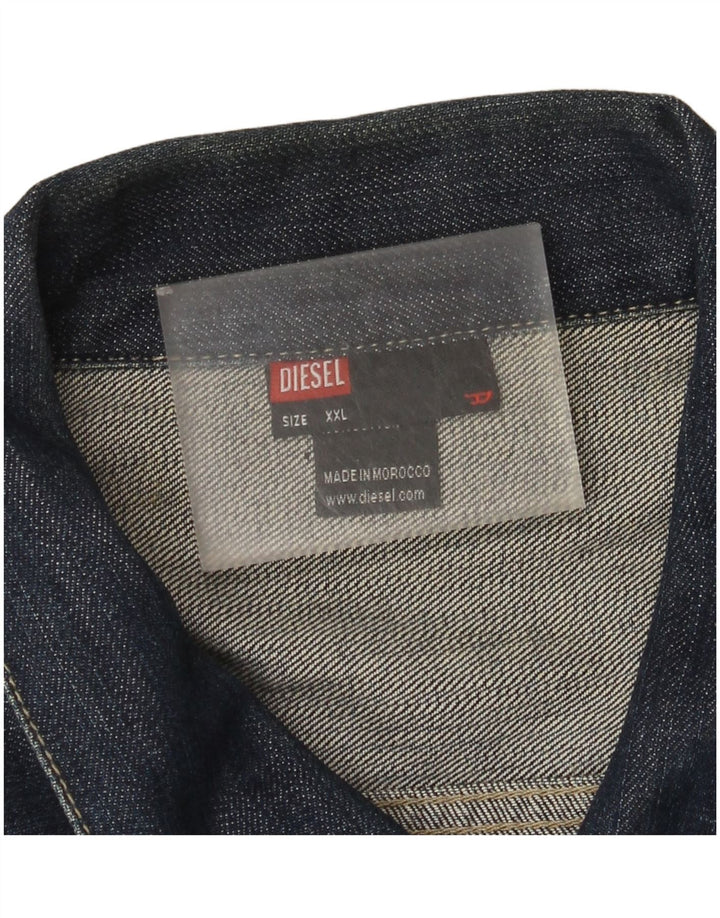 Jachetă de blugi pentru bărbați Diesel UK 44 2XL Bumbac bleumarin
