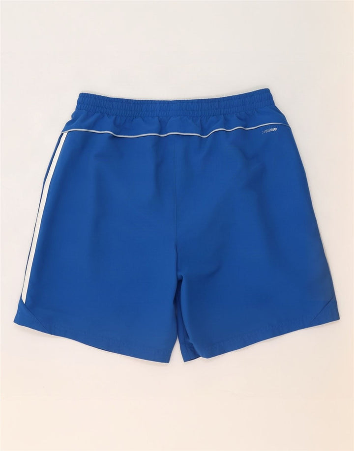 Pantaloni scurți sport grafic Adidas pentru bărbați, mari, albastru, poliester