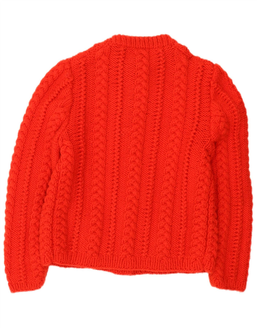 Pulover Cardigan Vintage pentru Damă UK 14 Medium Red