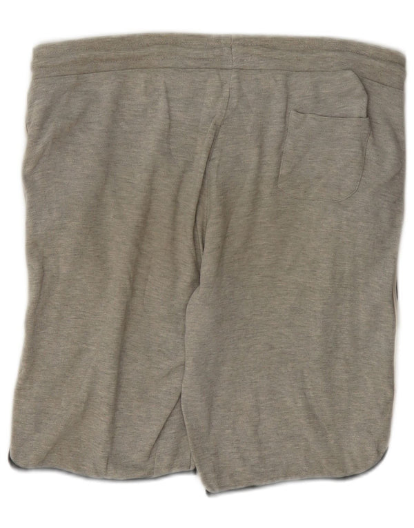 Pantaloni scurti de sport cu grafica Fila pentru femei UK 14, mari, gri bumbac