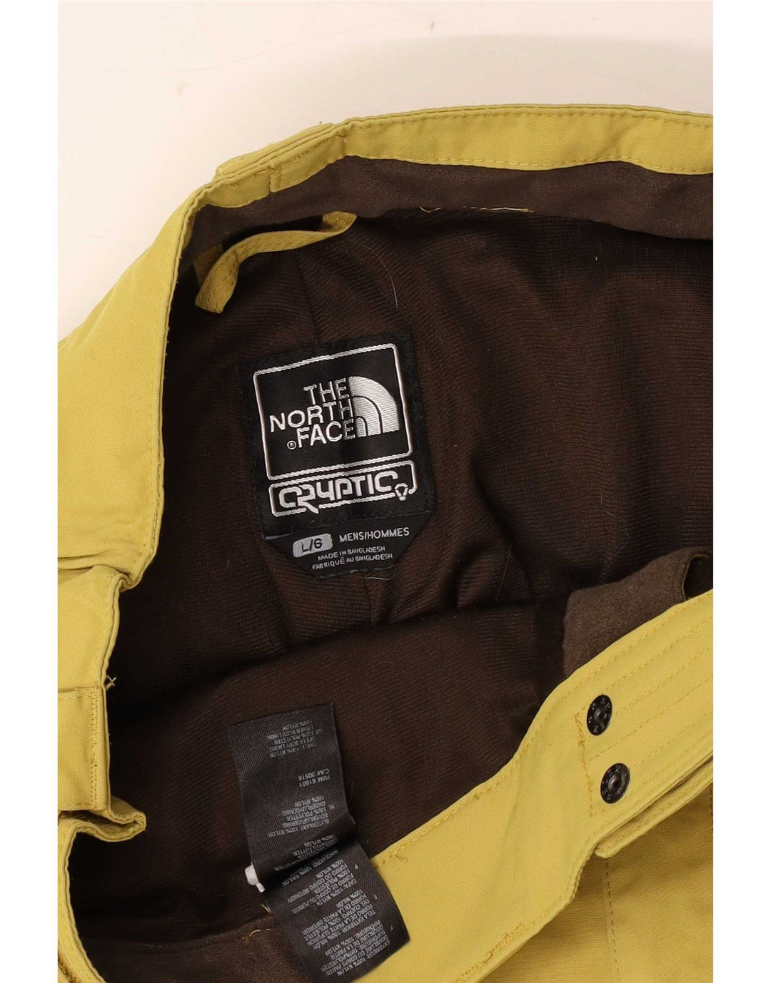 Pantaloni de schi cargo pentru bărbați The North Face, nailon, galben mare