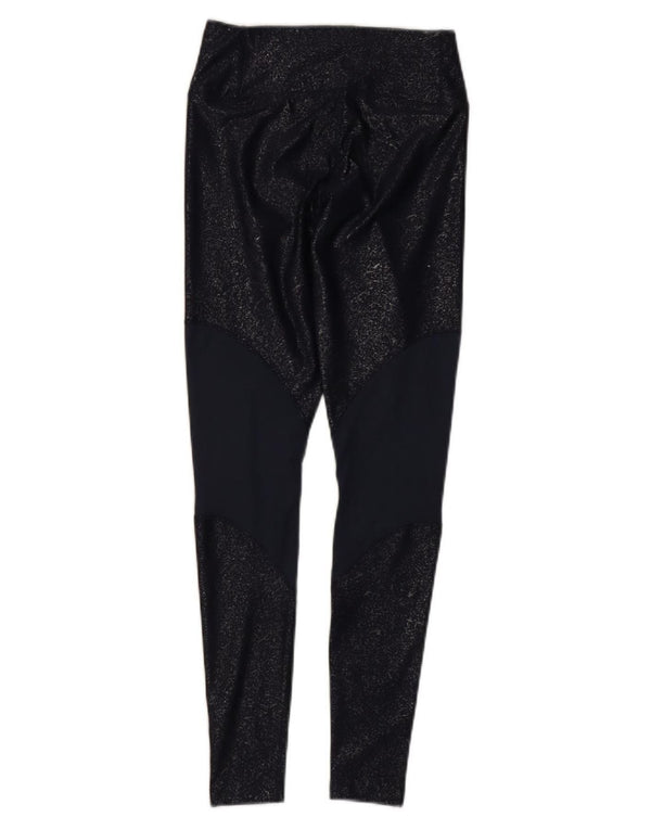 Leggings pentru femei Nike UK 4 XS bleumarin din poliester color bloc